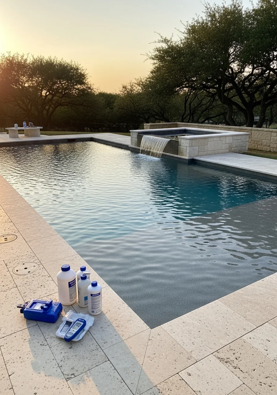 Technician performing meticulous work on a Southlake home exterior.
